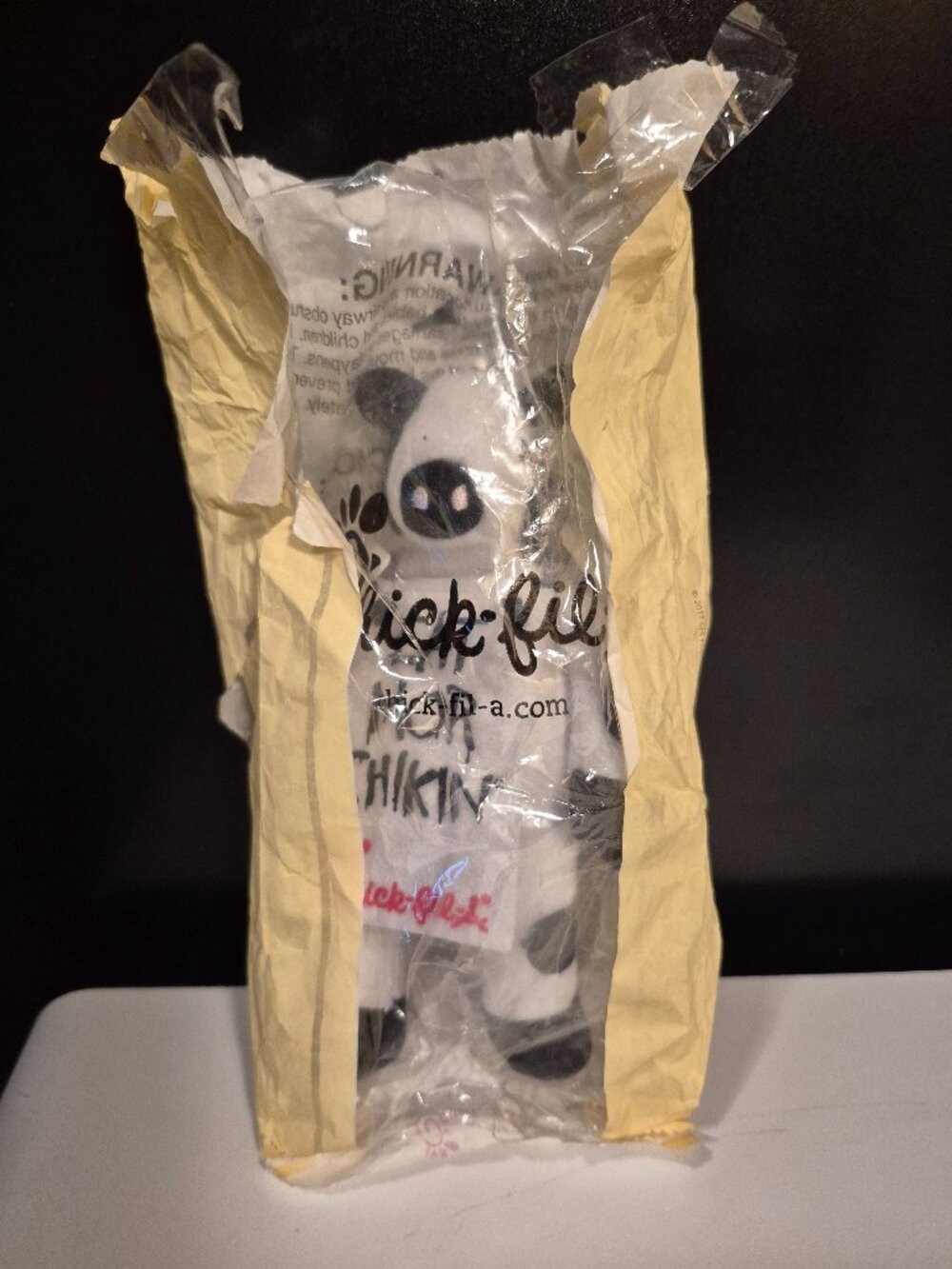 CHICK-FIL-A COW IN BAG